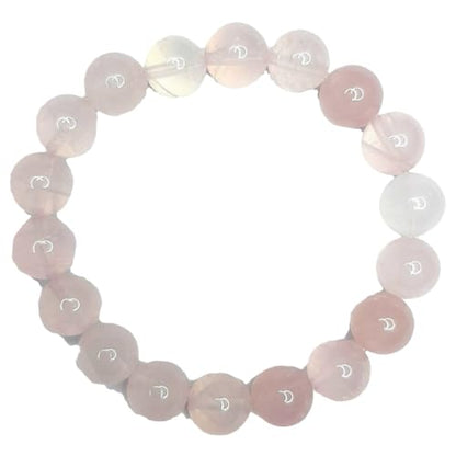Earth Stone Collection - Crystal Stone Bracelet (Rose Quartz)