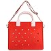 Nana EVA Croc Bag with Shoulder Strap – Lightweight Waterproof Tote Handbag (Red)