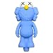 Silicone Rasta Pipe – Elmo (Removable Bowl, 5 Colours) (Blue)