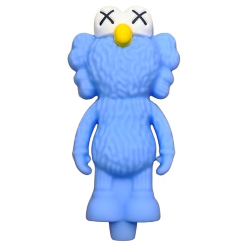 Silicone Rasta Pipe – Elmo (Removable Bowl, 5 Colours) (Blue)