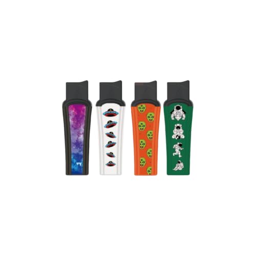 Zl-7 Slim Windproof Torch Jet Lighter - 4 Pack (Combo C)