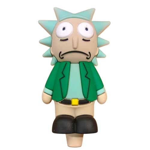 Silicone Rasta Pipe - Rick Sanchez (Green)