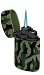Green Army ZL-3 Torch Jet Lighter And Frog Silicone Rasta Pipe