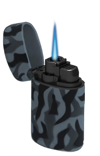 Grey Army ZL-3 Torch Jet Lighter And Green Mini Silicone Rasta Pipe