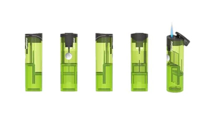 ZL-36 Pillar Jet Flame Lighters – 2 Pack