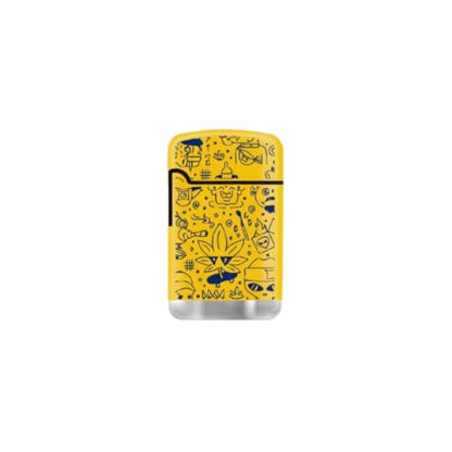 Zl -3 Windproof Torch Jet Lighter (Yellow Leaf)