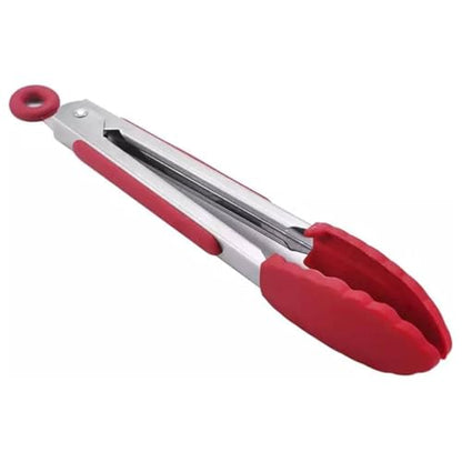 Tongs with Silicone Tip