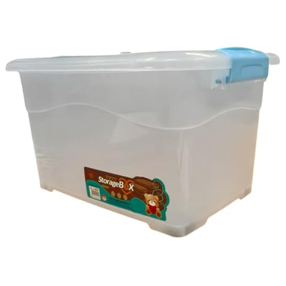 Plastic Storage Box - With Wheels - 30 Litres