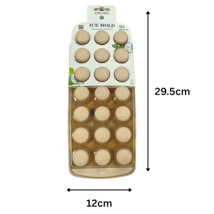 Silicone Ice Mold - Small Circles - 29.5×12cm (Pink)