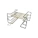 Multi Level Braai Grid Stand And Flexible Extra Length Braai Lighter (Yellow)