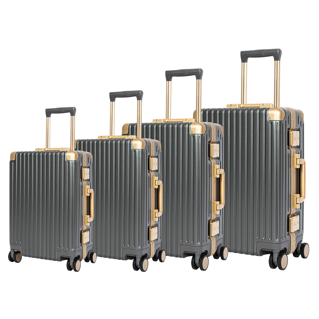 Classic Aluminum Frame Travel Suitcases