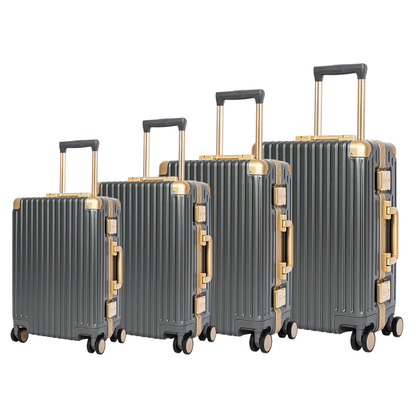 Classic Aluminum Frame Travel Suitcases
