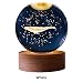 Crystal Ball Lamp with 3D Engraving and Luminous Base - 4 Pack (Unicorn, Jellyfish, Whale, Galaxy)