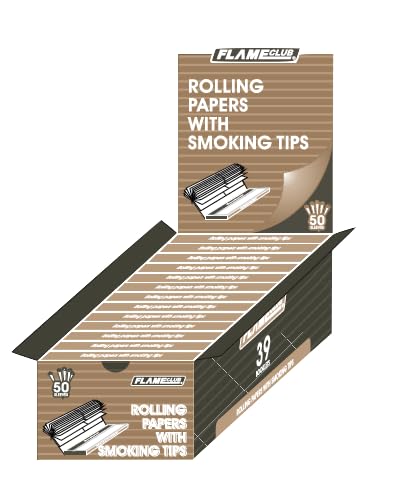 Flameclub Queen Size Rolling Paper & Tips 39's