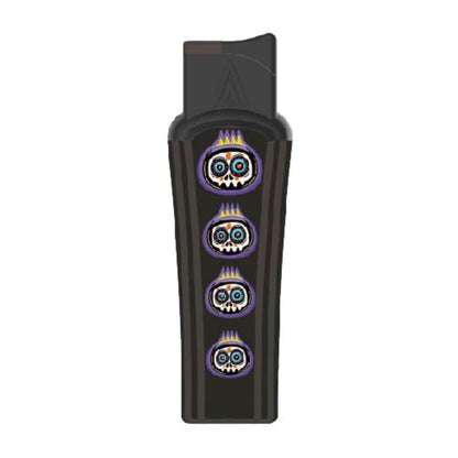 Zl-7 Slim Windproof Torch Jet Lighter (Skull)