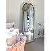 Sakura Home Design Arched Full-Length Mirror - Gold - 140 x 45cm