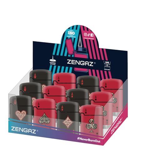 12 Pack Zengaz Mega Jet Flame - Aces Design