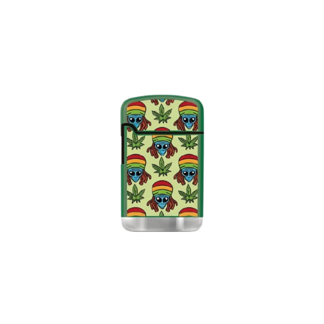 Zl -3 Windproof Torch Jet Lighter (Rasta Alien)