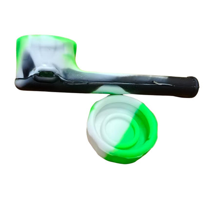 Mini Silicone Pipe With Lid - 2 Pack (Camoflage)