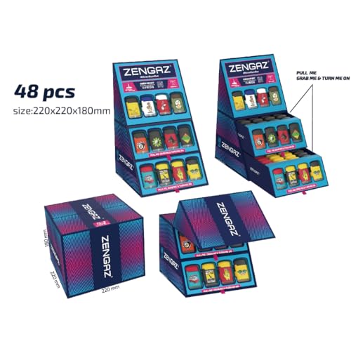 Zl3 Cube 21-48 Piece Display Torch Jet Lighters