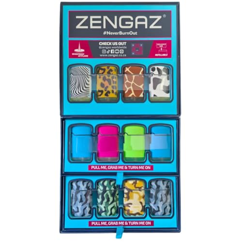 ZL3 Cube 48 Piece Display Torch Jet Lighters (Option B)