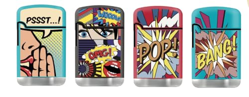 4 Pack Zengaz Mega Jet Flame - PopArt Design
