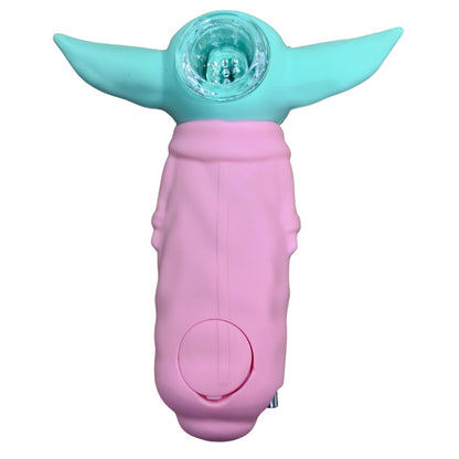 Silicone Rasta Pipe (Pink)