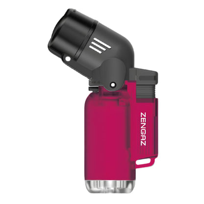 ZL-17 Angle Double Jet Torch Lighter – TC (Pink)
