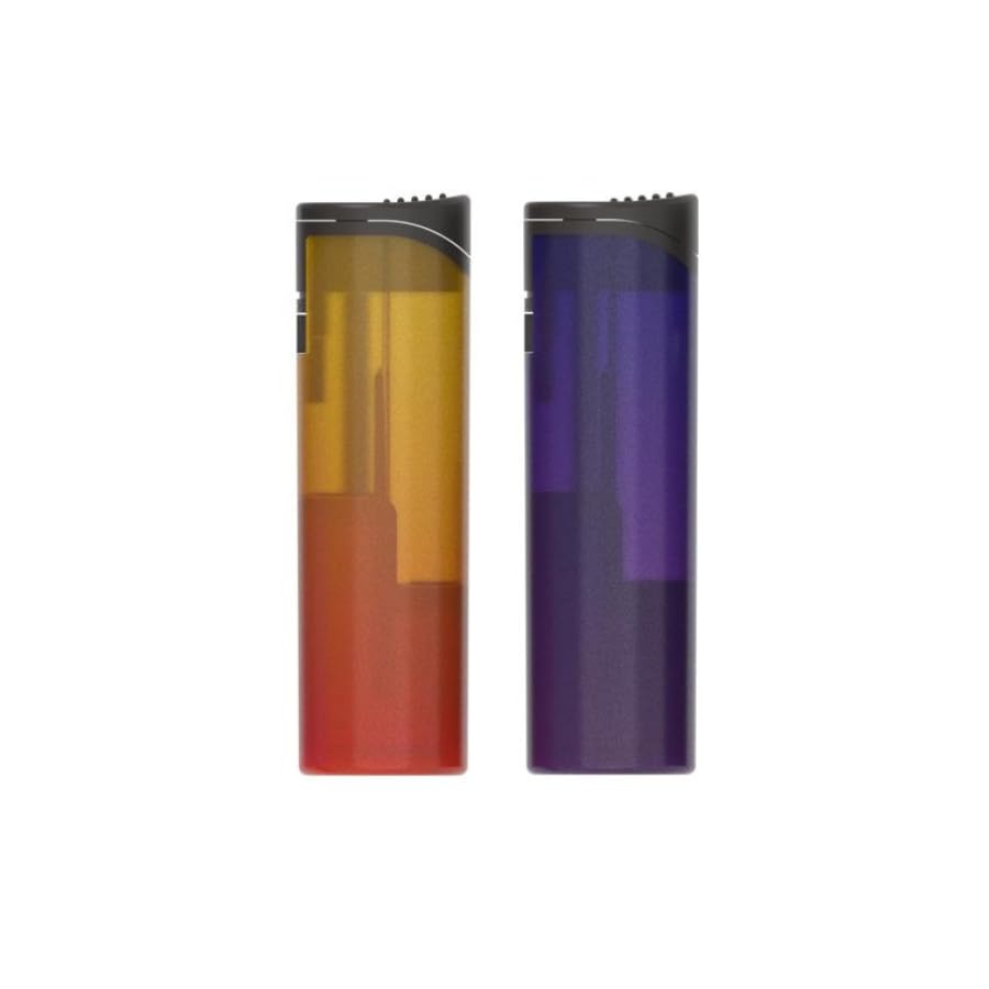 ZL-36 Pillar Jet Flame Lighters – 2 Pack (Transparent)