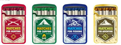 4 Pack Zengaz ZL12 Jet Flame - Match Design