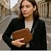 Coco EVA Croc Crossbody Bag – Lightweight Waterproof Shoulder Bag (Brown)