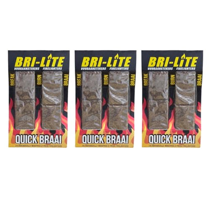 Individually Wrapped Firelighters 2 Piece Blister -3 Pack