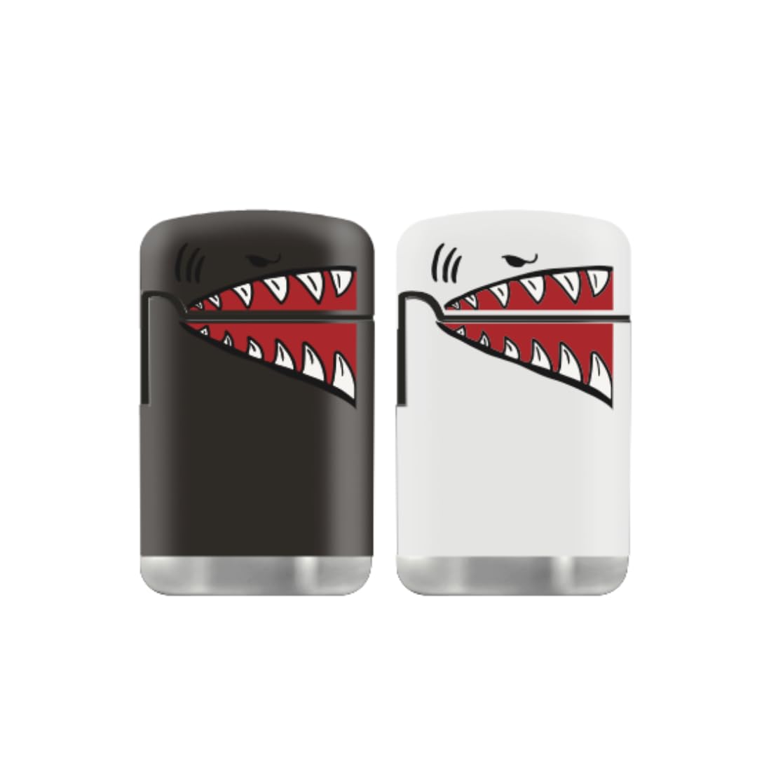 ZL 3 Mega Jet Flame Lighter Sharks Black&White - 2Pack
