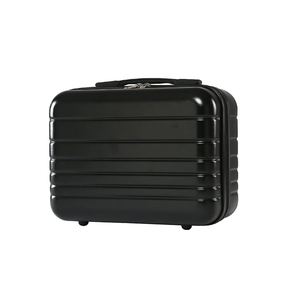 Cosmetic Travel Carry-On Suitcase Black - Large