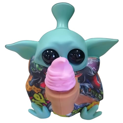 Silicone Pipe Hydrodipped - Zombie Pop