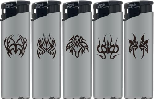 N2 Electronic Lighter 50' Tray (Silver Tattoo)