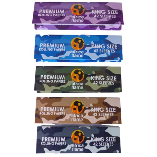 Value Pack - 10 Africa Flame Rolling Papers And 9 Filters Tips