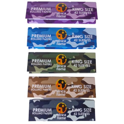 Value Pack - 10 Africa Flame Rolling Papers And 9 Filters Tips