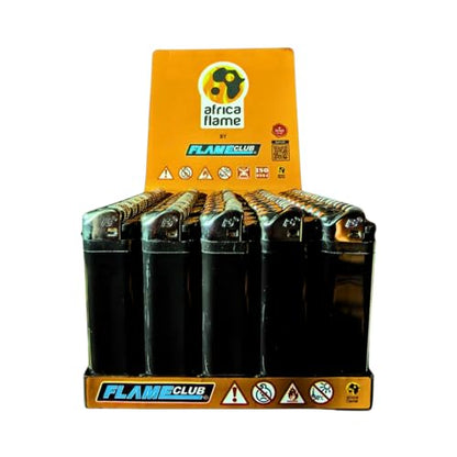 M3L Disposable Flint Lighters - Black - 50 Pack