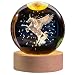 Crystal Ball Lamp with 3D Engraving and Luminous Base - Unicorn