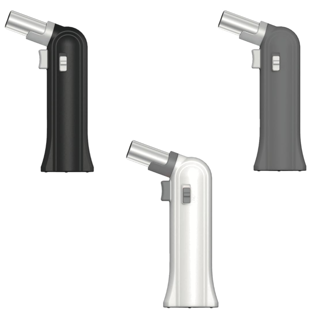 3 Pack ZT-88 Torch Jet Brulee Burner Lighter - White, Black and Grey