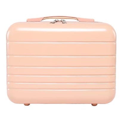 Cosmetic Travel Carry-on Suitcase - Pink - Large
