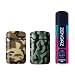 Zengaz ZL 3 Mega Jet Flame Lighter - Army Brown Green 2Pack + 18ml Gas