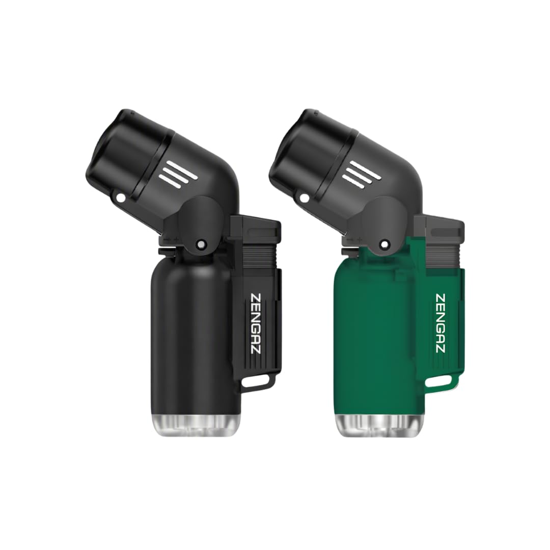 ZL-17 Angle Double Jet Torch Lighter – TC - 2 Pack (Combo A)