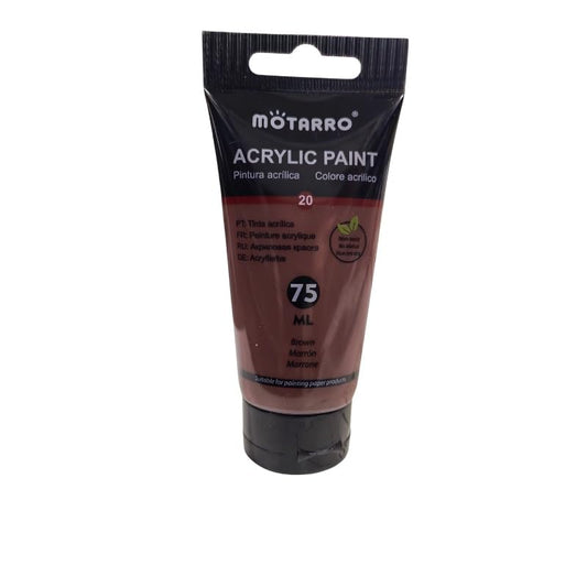 Acrylic Paint - 75ml (Brown)
