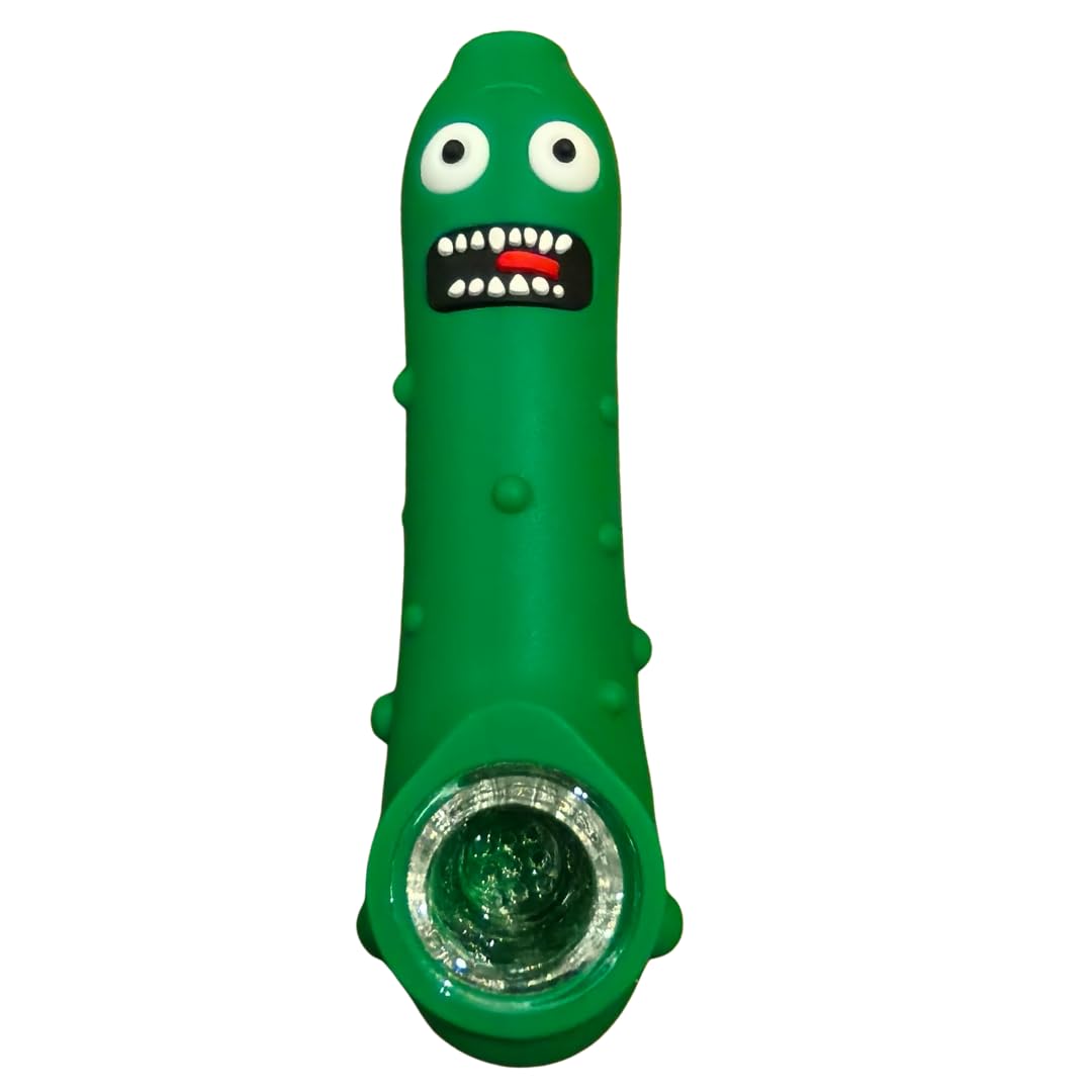 Silicone Rasta Pipe (Green)