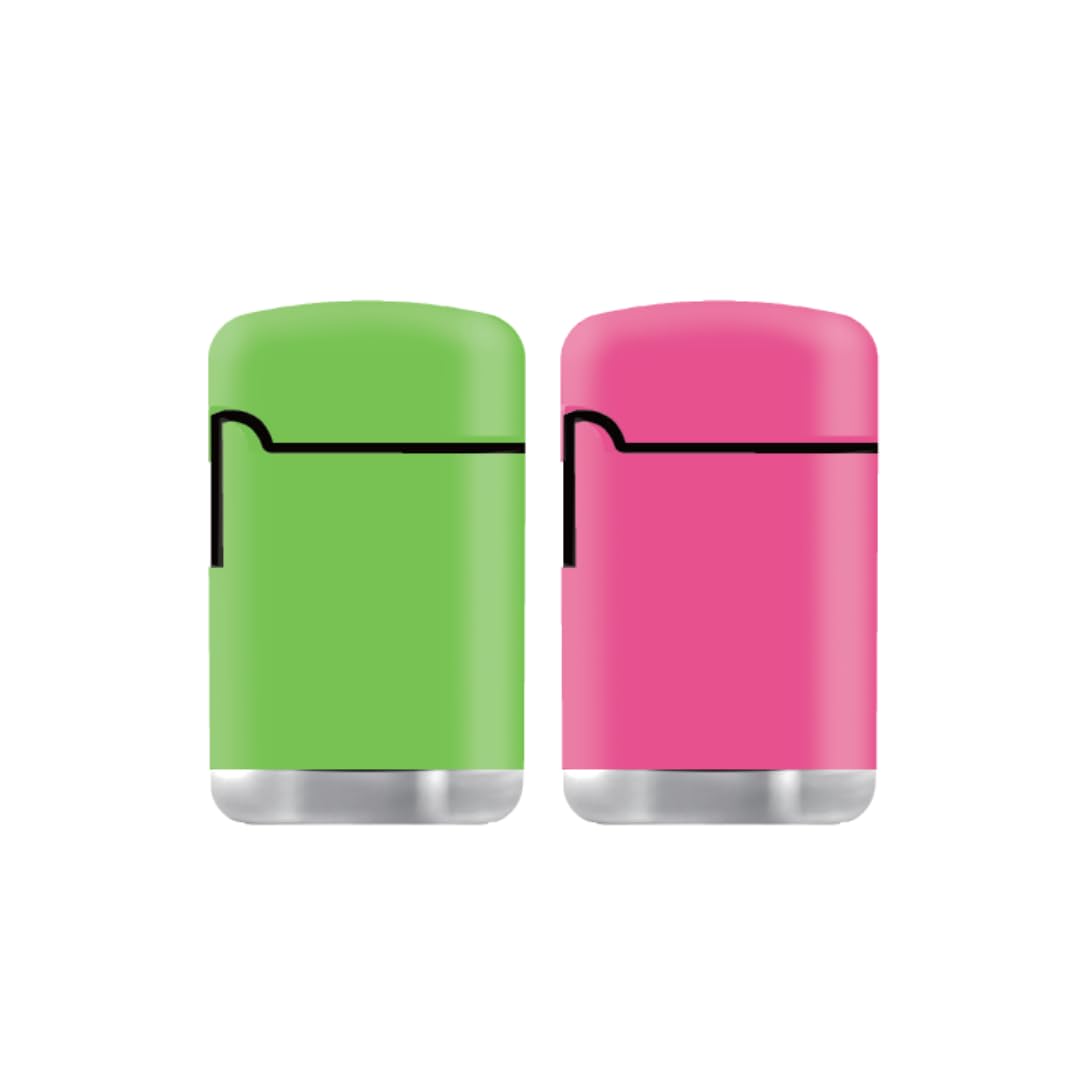 ZL 3 Mega Jet Flame Lighter Sweet Green&Pink - 2Pack