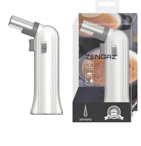 2 Pack ZT-88 Torch Jet Brulee Burner Lighter -Black and White