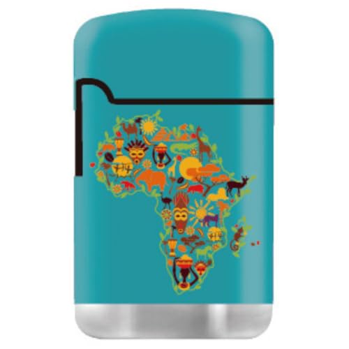 ZL3 Zengaz Torch Lighter - Map of Africa
