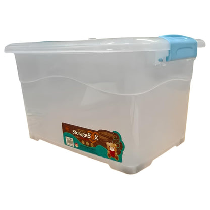 Plastic Storage Box - With Wheels - 30 Litres